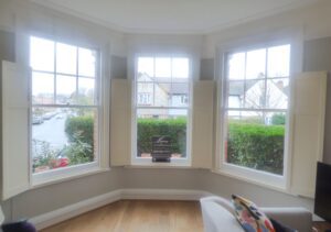 Solid Panel Wooden Window Shutters