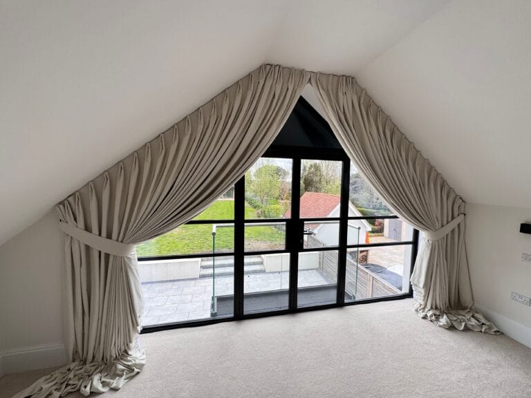 Triangular Window Treatments