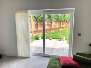 Wave Voile Curtain Open - single to suit door opening