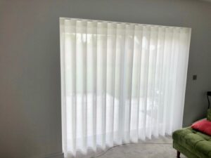 Wave Voile Curtain Closed