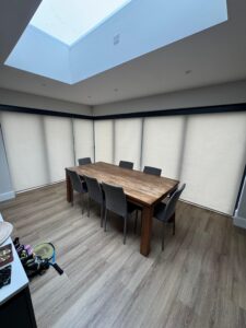 Roller Blinds with Pelmet East London DOWN