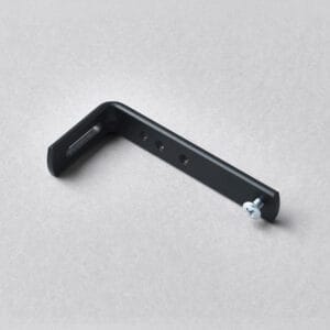 Decorquip Capital Fascia wall mounting bracket, 90mm projection in Black