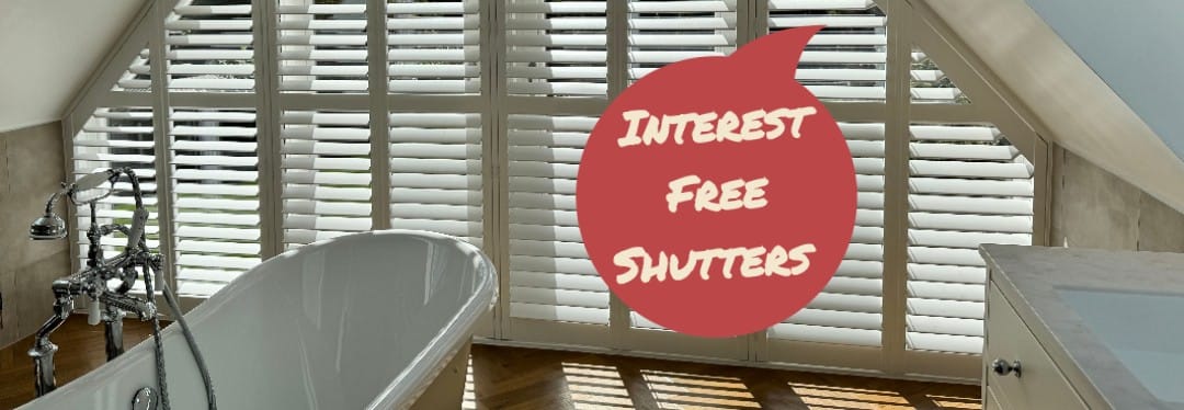 Top Banner Image offering Interest Free Shutters in London
